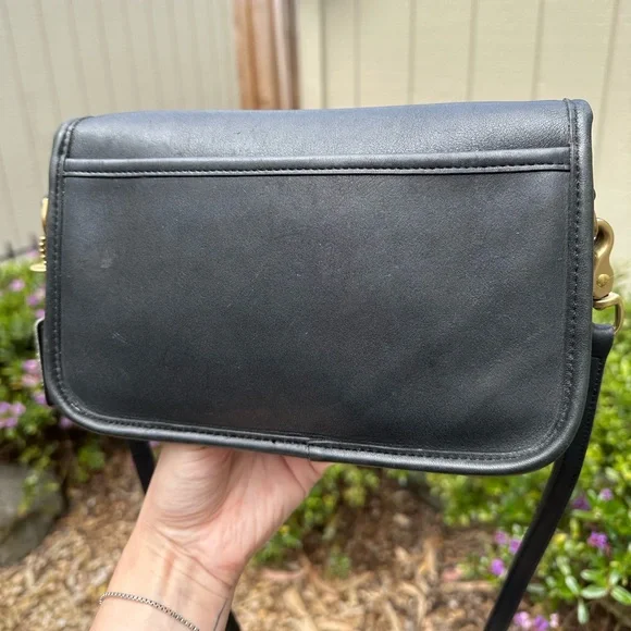 Coach Vintage Pocket Purse Bag 9755 black - Picture 7 of 12